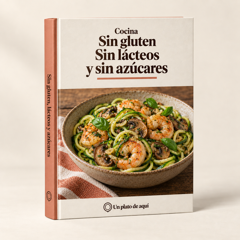Cocina Sin Gluten, Sin Lácteos, Sin Azúcar